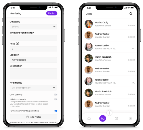 Product  Upload / Messaging