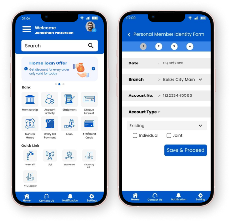 Home / Membership Screen